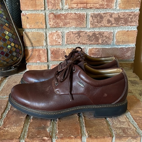 Unstructured by Clarks Brown Leather Oxford Shoes - Picture 4 of 10